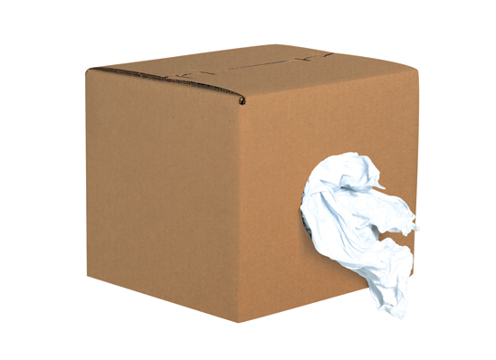 Wiper, Boxed, Rags In A Box,
Reclaimed
White Knit, 10#&#39;s/Case