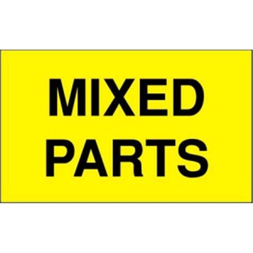 3x5&quot; Mixed parts labels