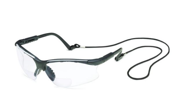 Safety Glasses,Scorpion CL Lens/BLK Frame, 1.5 Reader