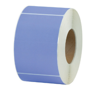 Label, 4x6, Thermal transfer,  Purple, 1000/roll, 4 rolls/cs