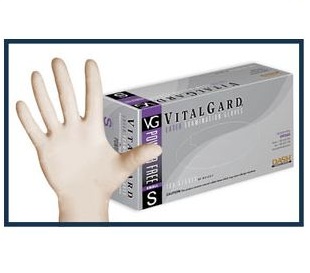 Glove, Latex, Vital Guard
Powder Free, 100/Box, 10bxs/Cs