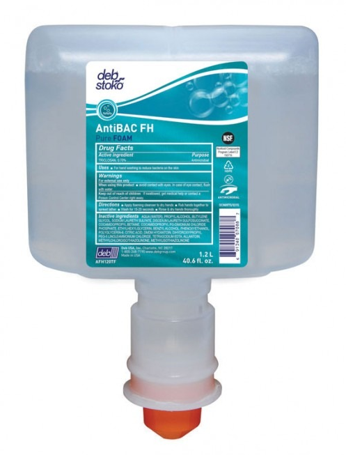 Soap, Foam, AntiBac Food Handler&#39;s Pure, 1.2 Liter