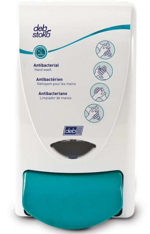 Dispenser, Soap, Stoko Cleanse
AntiBac, 1 Liter Capacity,
White, 15/cs 