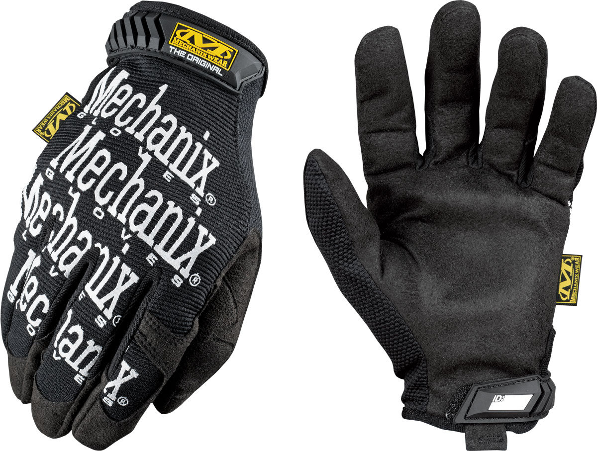 Gloves, Mechanics, Black, Extra Large (XL) Padded Back,