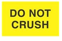 3 x 5&quot; Do Not Crush Label, 500/Roll