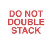 3 x 5&quot; Do Not Double Stack Label