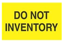 3 x 5&quot; Do Not Inventory Label, 500/Roll