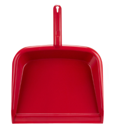 Dustpan, 10&quot; Red, 12 per case