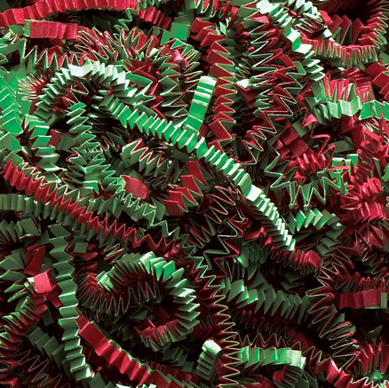 Crinkle,Red &amp; Green,10#