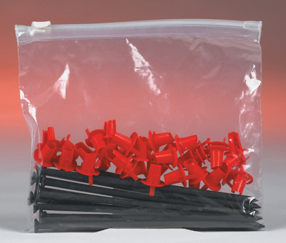 12&quot; X 12&quot; - 3 Mil
Slide-Seal Reclosable Poly
Bags,100/case
