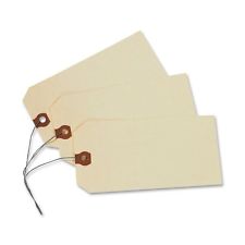 Tag, 5 3/4&quot; x 2 7/8&quot; 10 Pt. #7 Manila Shipping Tags -