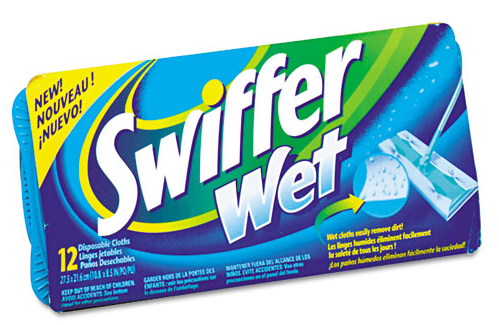 Cleaning, General, Swiffer
Sweeper Wet Refill
Cloths, 12 cloths/box, 12
boxes/case 