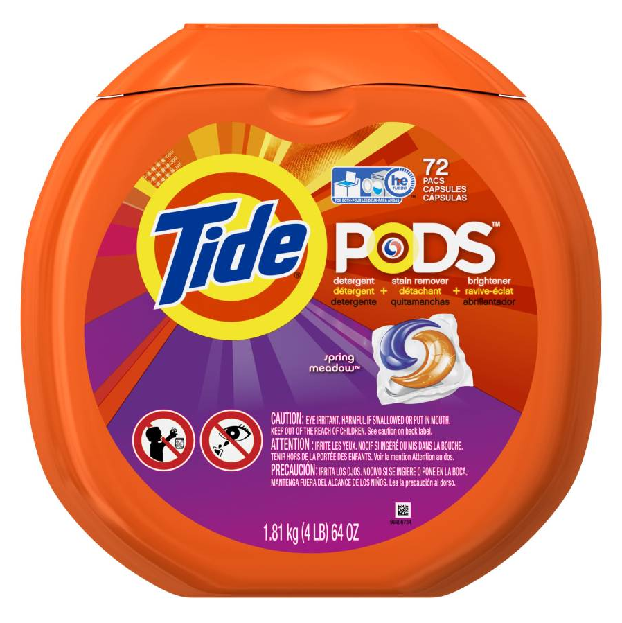 Laundry, Soap, Tide Pods, &quot;Spring Meadow&quot; Scent,