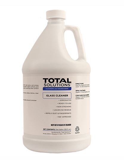 Cleaner, Glass, 4X1 Gal/Case With Ammonia